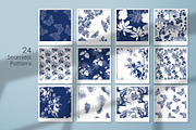 Classic blue. Animals and flowers., an Animal Illustration by LanaDzi (Thumbnail 9 of 10)