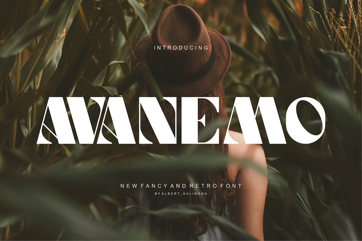 Avanemo Font, a Serif Font by albert_kalingga (Photo 1 of 5)