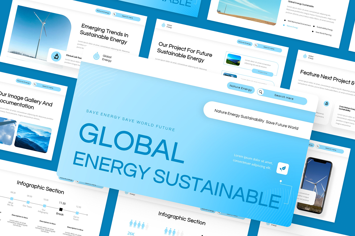 Global Energy Sustainability, a Presentation Template by SquidPixey (Photo 5 of 6)