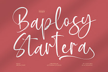 Baplosy Startera Bold Brush Font