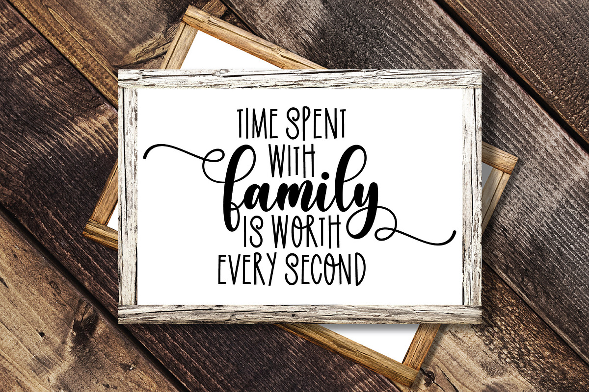 Family Sign Bundle - Farmhouse Signs, a Decorative Illustration by OldMarket Designs (Photo 9 of 11)