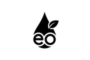Eco Water Drop Leaf Icon Bundle, an Icon by Designer_Momina (Thumbnail 7 of 10)