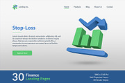 Finance Landing Pages, a Templates & Theme by Odeniz (Thumbnail 20 of 31)