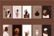 Collection of abstract women, black, a Work Illustration by Yana_mide (Thumbnail 5 of 7)