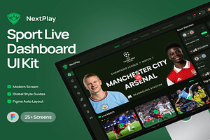 NextPlay Dashboard UI Kit, a Social Media Template by Creative Perspective
