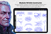 Wrinkled Face Stamp Brushes Set, a Brush Add-On by Selentaori Studio (Thumbnail 9 of 13)