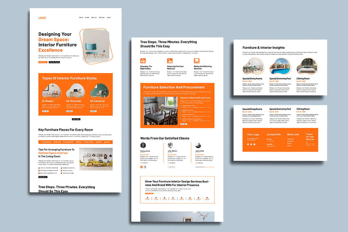 Furniture UI and Interior Design, an UI Kit Template by MightyDesign (Photo 1 of 6)