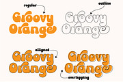 Groovy Orange - Groovy Retro, a Symbol Font by tebaltipislab (Thumbnail 11 of 15)