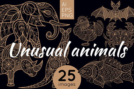 Unusual animals set