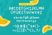 Orange Juice Font, a Font by Quirky Queen Media (Thumbnail 4 of 6)