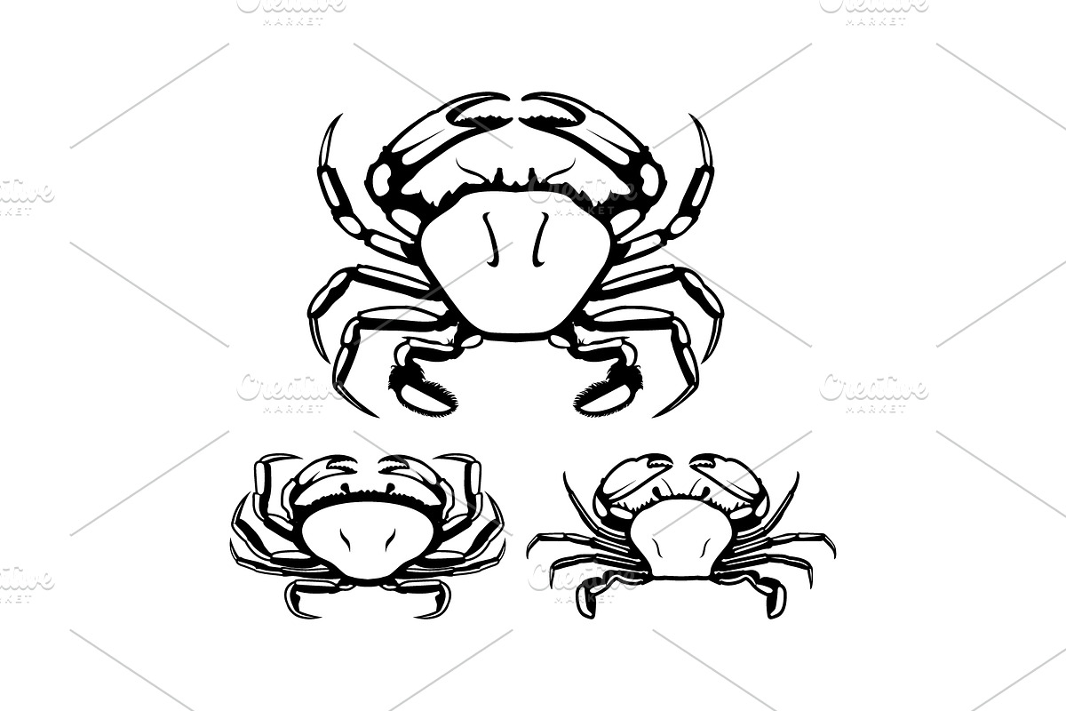 Crab Seafood, an Animal Illustration by Atlantis X Nurman Arbai (Photo 1 of 3)