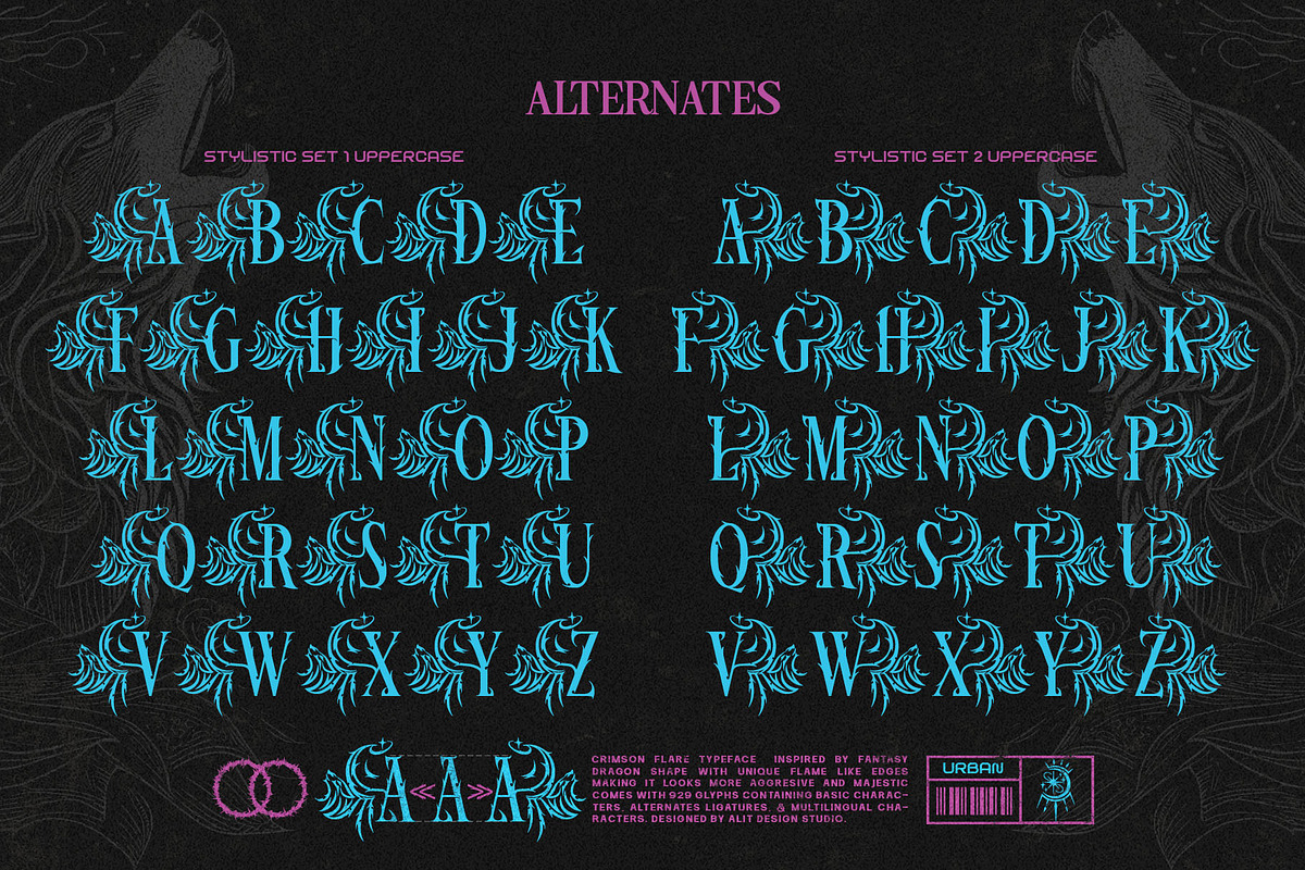 Alpha Spike Typeface, a Serif Font by alit design (Photo 8 of 17)