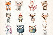 Funny Animal Clipart Bundle, an Illustration by DreamCafeArt (Thumbnail 2 of 5)
