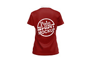 Woman Polo Shirt Mockup, a Shirt Mockup by mockupbuys (Thumbnail 6 of 6)