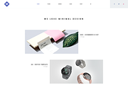 M - Minimal Portfolio Template, a Landing Page Template by bigpsfan's SHOP (Thumbnail 4 of 18)