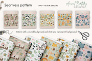 Cute Animal Birthday Vector Set, an Animal Illustration by Universe Mary (Thumbnail 5 of 8)