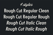 Rough Cut, a Sans Serif Font by Simon Walker (Thumbnail 6 of 10)