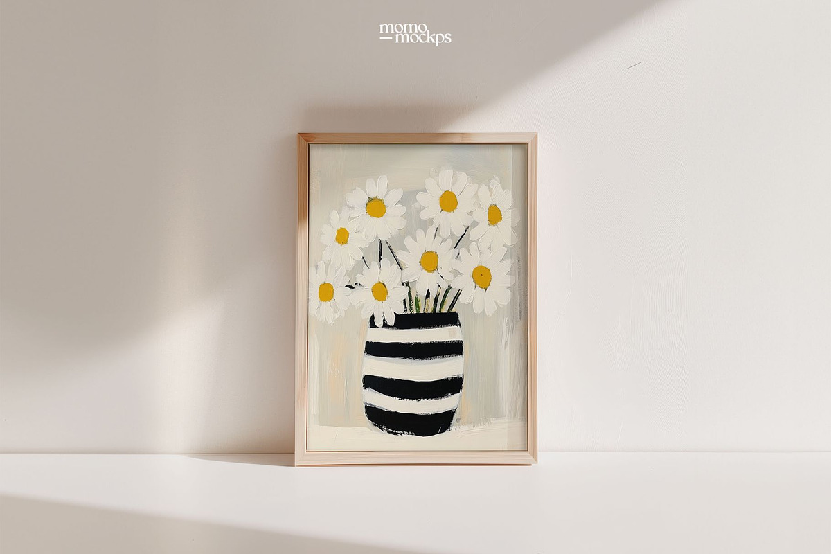 Wood Frame Art Mockup | PSD A4, a Household Mockup by momomockps (Photo 6 of 10)
