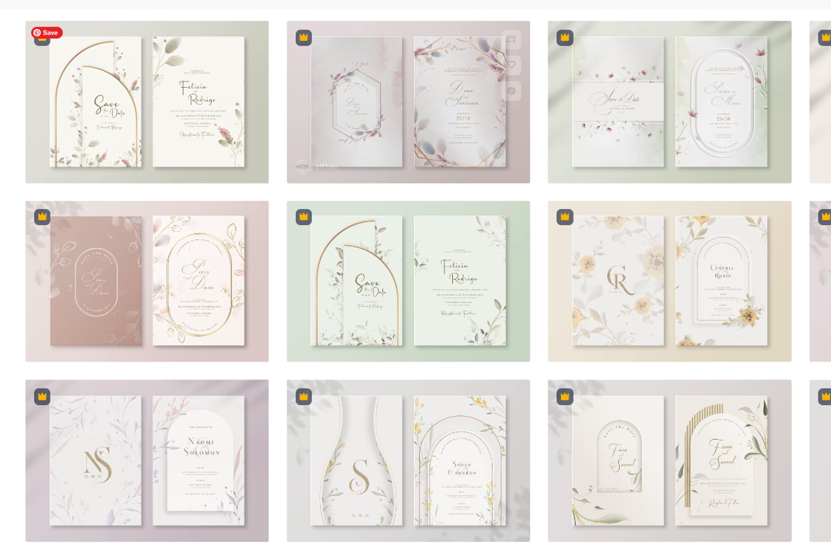 Wedding Invitation Ultimate Bundle, an Invitation Template by EvitePapery (Photo 3 of 10)