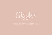 Giggles - Handwritten font, a Handwritten Font by Sk designs (Thumbnail 1 of 6)