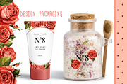 Red roses PNG watercolor flower set, a Seasonal Illustration by WatercolorPNG.com (Thumbnail 3 of 8)