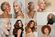 Diverse Mature Women Beauty & Hair, a Beauty & Fashion Photo by Make Stories Studio (Thumbnail 8 of 25)