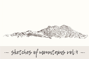 Set Of Sketches Of Mountains, Vol. 4