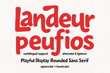 Landeur Peufios Playful Rounded Sans
