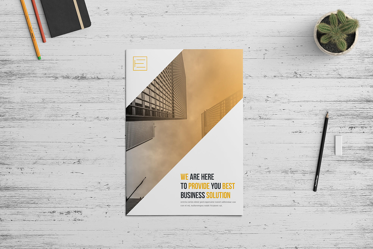 Company Profile Brochure Template, a Brochure Template by Divergent Studio (Photo 1 of 9)
