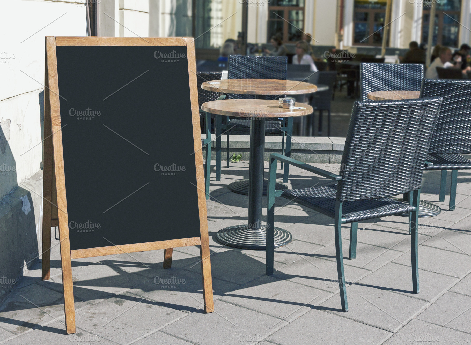 Empty restaurant menu blackboard, a Business Photo by BOOCYS