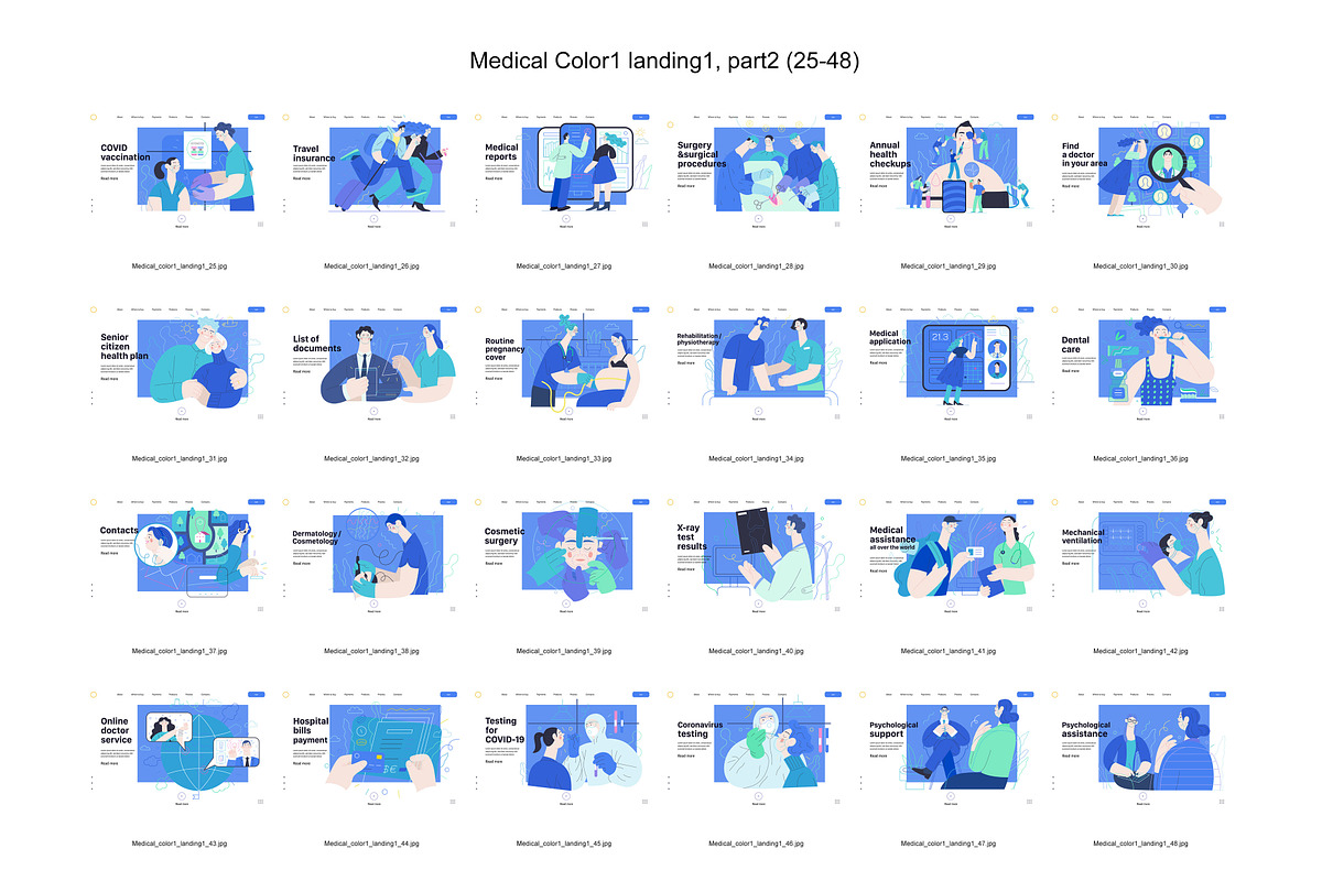 Medical, Part 2, colors 1&3, a Templates & Theme by Grivina's shop (Photo 5 of 13)