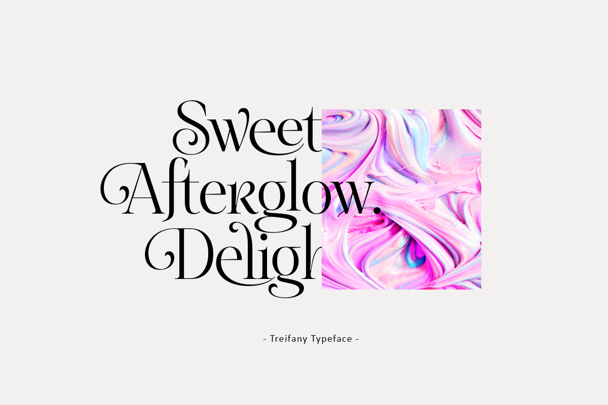 Treifany, a Serif Font by Attract Studio (Photo 13 of 20)