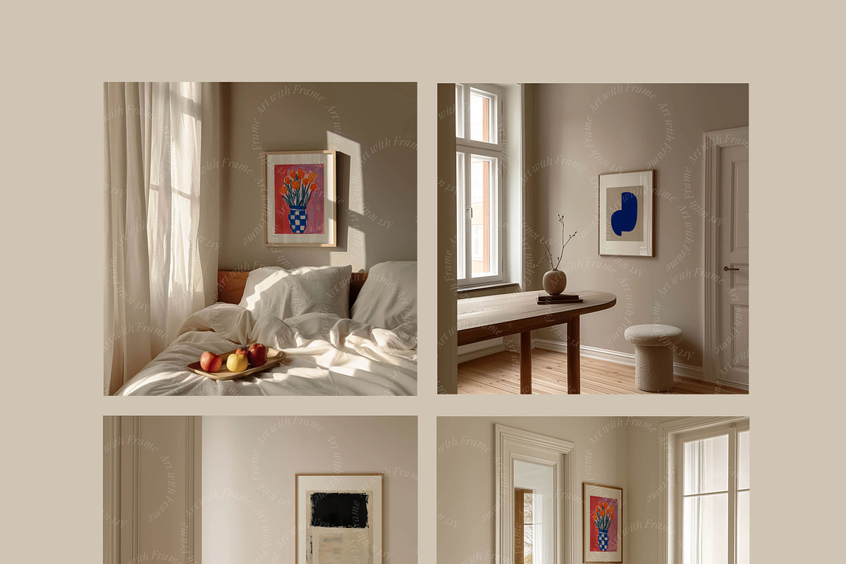 Danish Interior Mockup 2, an Advertising Mockup by ArtwithFrame (Photo 9 of 10)
