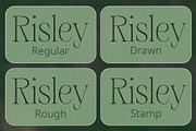 Risley Vintage, a Serif Font by Craft Supply Co. (Thumbnail 8 of 8)