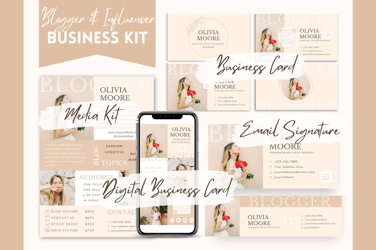 Blogger Templates Business Bundle, a Templates & Theme by Golden Horizons Studio (Photo 2 of 20)