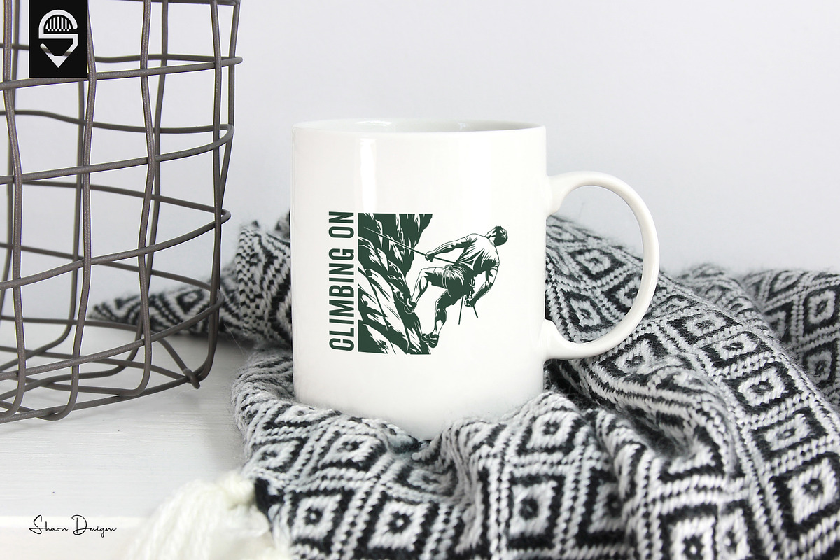 Rock Climbing T-shirt Design, a Graphic by shaondesigns (Photo 5 of 5)