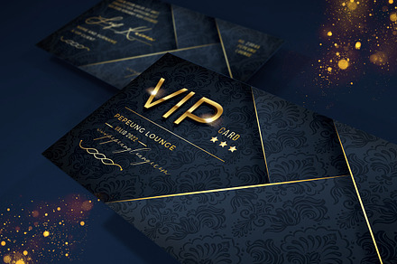 Vip Card, a Business Card Template by Aarley Kaiven