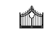 Ornate Iron Gate SVG Bundle, an Illustration by Designs_River (Thumbnail 19 of 31)
