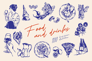 Food illustrations P.3, a Food Illustration by DesignThatMatters