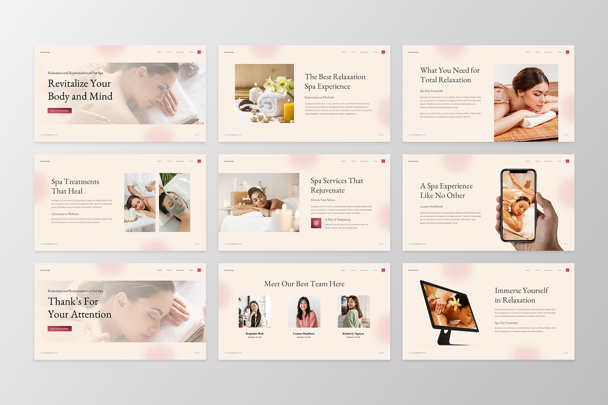 RelaxationSpa - Spa Keynote Template, a Presentation Template by GraphauseProject (Photo 6 of 6)