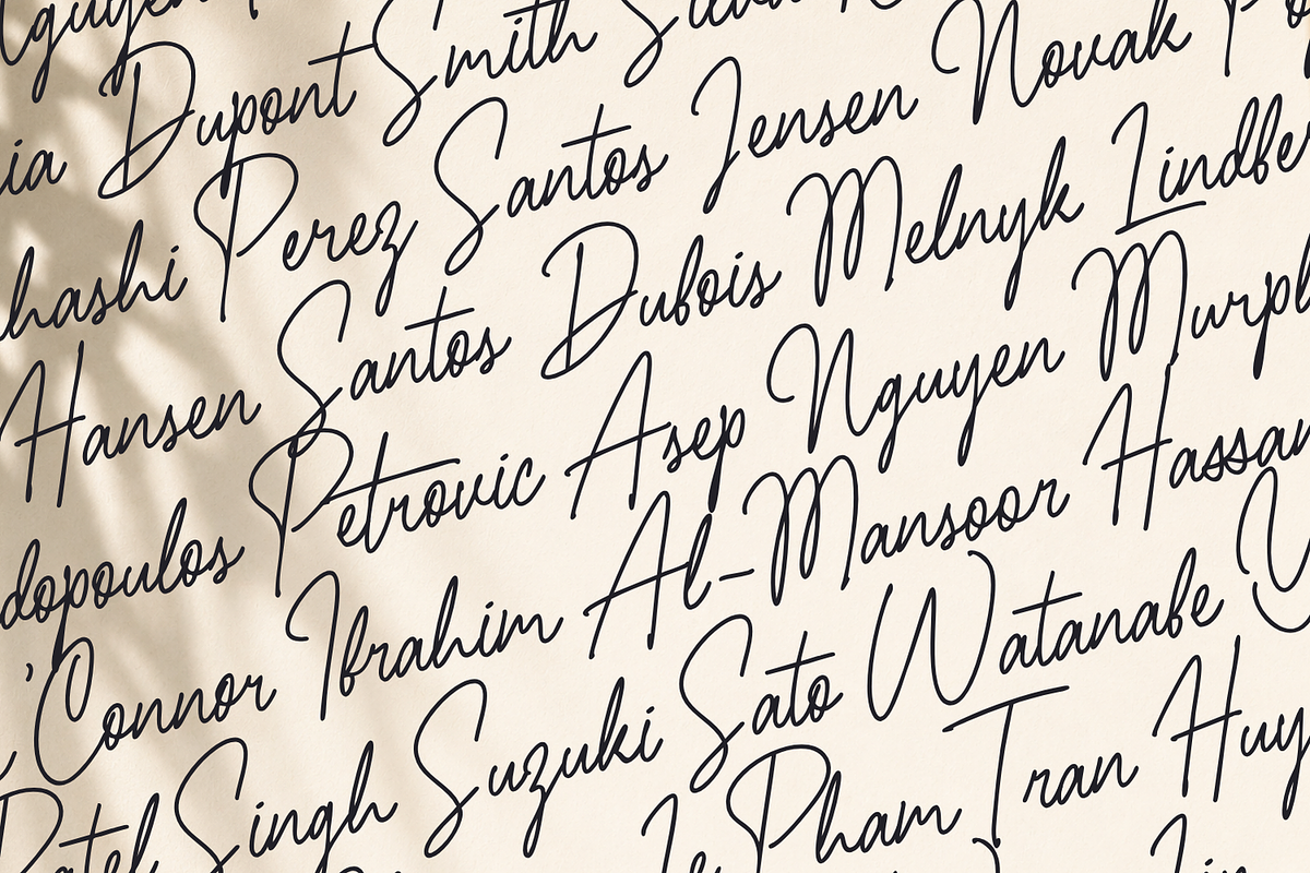 Bartender Signature Handwritten Font, a Handwritten Font by Bekhair Studio (Photo 21 of 24)
