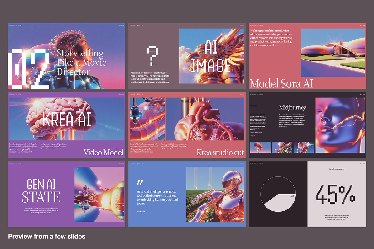 Gen AI Presentation, a Presentation Template by Oday Noon (Photo 3 of 5)