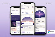 Moonrest – Sleep Wellness Mobile App, an UI Kit Template by Pitchlook.Studio (Thumbnail 2 of 4)