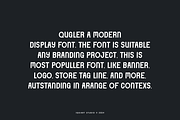 Qugler - Minimal Sans Font, a Sans Serif Font by Iqsiart Studio (Thumbnail 4 of 6)
