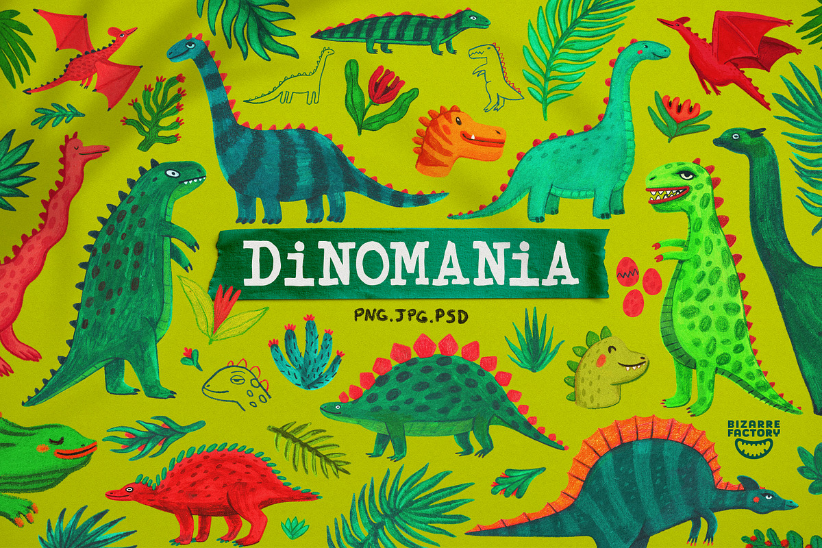 Dinomania, an Animal Illustration by Bizarre Factory (Photo 1 of 16)