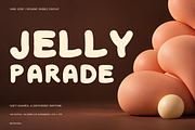 Jelly Parade Organic Bubble Display, a Sans Serif Font by Colorsfav (Thumbnail 1 of 11)
