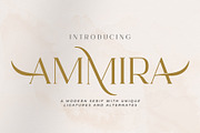 Ammira | A Modern and Elegant Serif, a Serif Font by Andrimada Creative (Thumbnail 1 of 13)