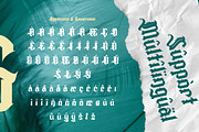 Marosdiac - Modern Blackletter Font, a Blackletter Font by Dhabee (Thumbnail 4 of 15)
