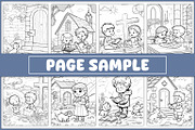 100 Bible Coloring Pages, an Education Illustration by BrightMart (Thumbnail 3 of 3)