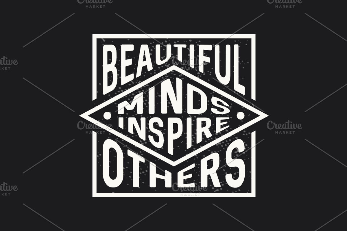 Beautiful Minds Inspire Others, an Object Graphic by Doniel Worx